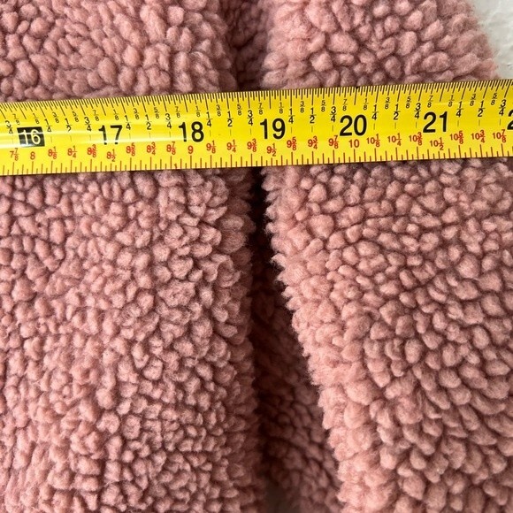 WallFlower Cozy Fleece Jacket Dusty Pink Thick size Medium - Picture 6 of 7
